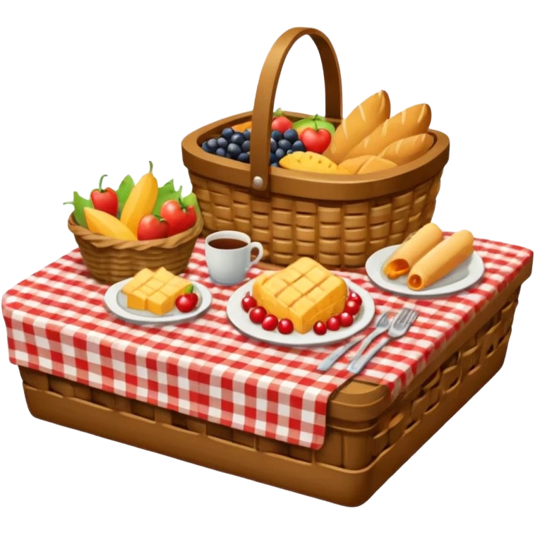 table of picnic emoji