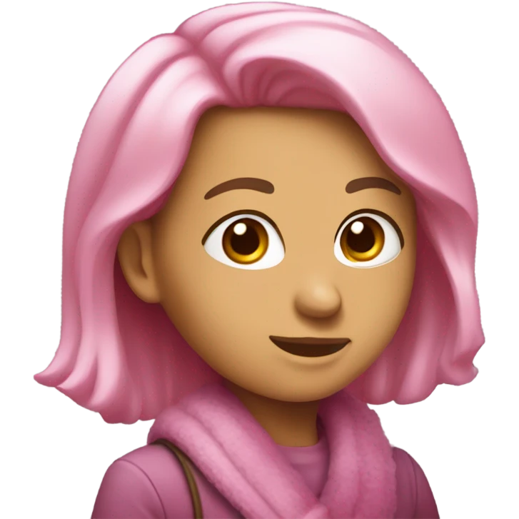 Pembe kurdeleli kulaklık  emoji