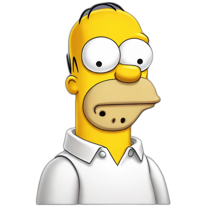 Homer Simpson triste emoji