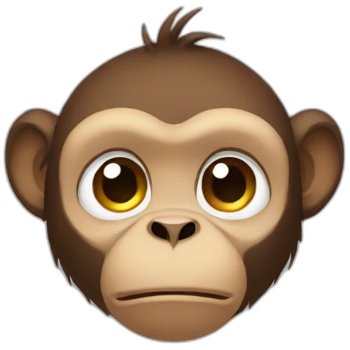 Monkey crying emoji