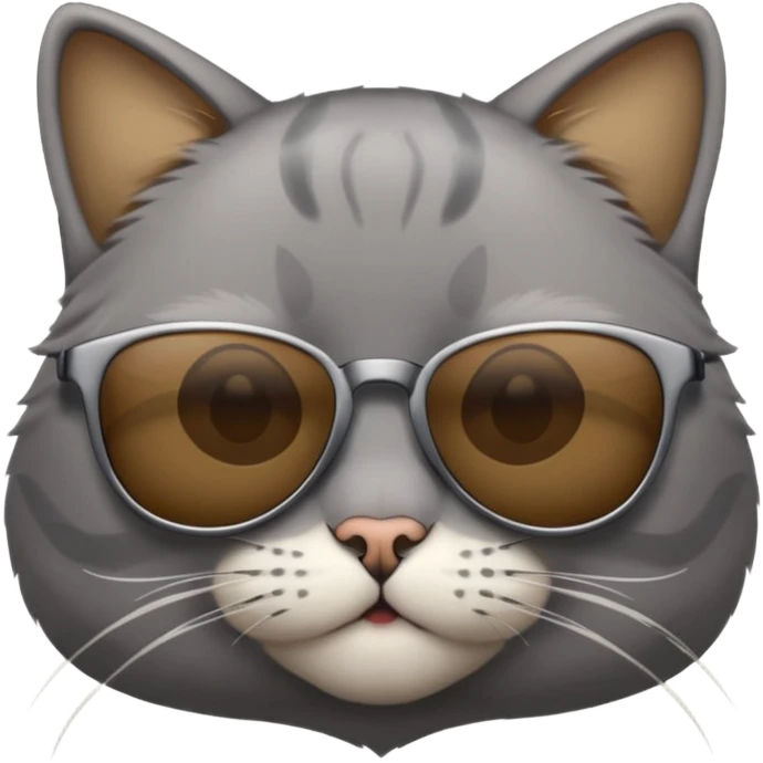 Cat wearing sunglasses emoji