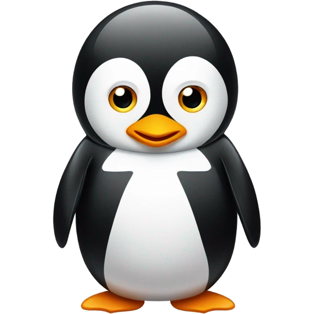 Confused penguin  emoji