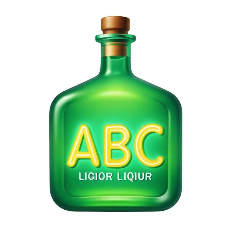 Sign says abc liquor emoji