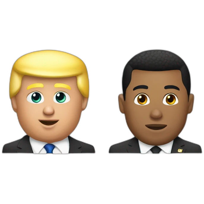 Ronaldo et trump emoji
