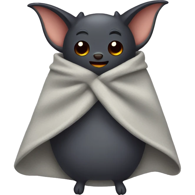 Bat in blanket emoji