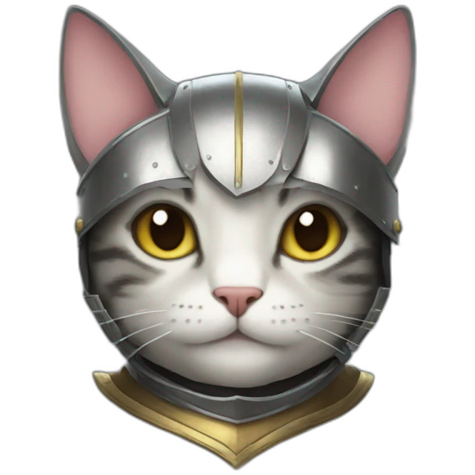 knight cat emoji