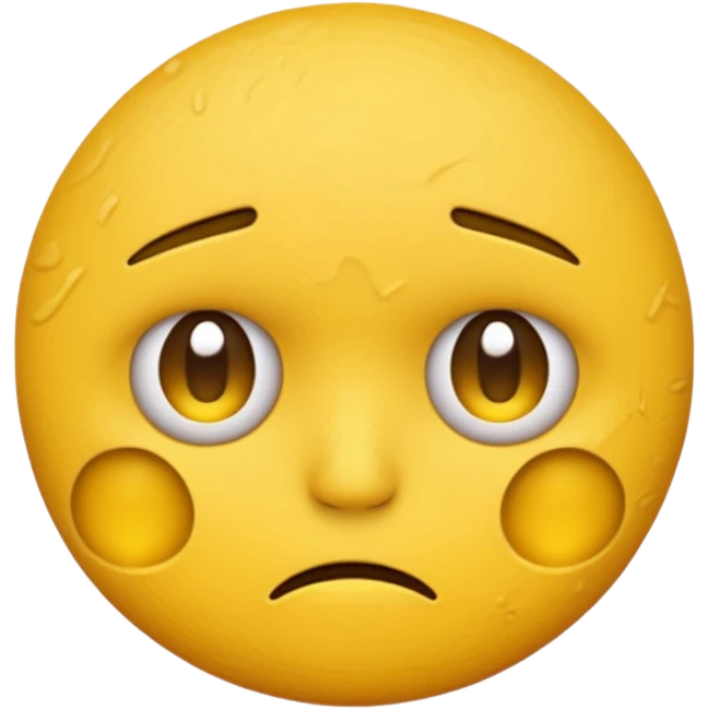 Disappointed yellow emojiDisappointed emoji