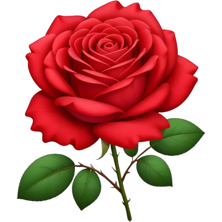 Rose with some petals emoji