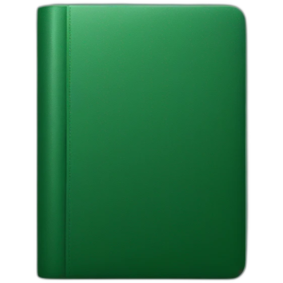dark green passport emoji