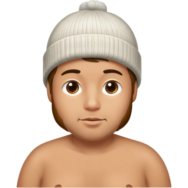Pregnant man with beanie  emoji