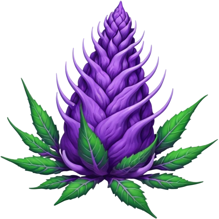 Purple kush nug emoji