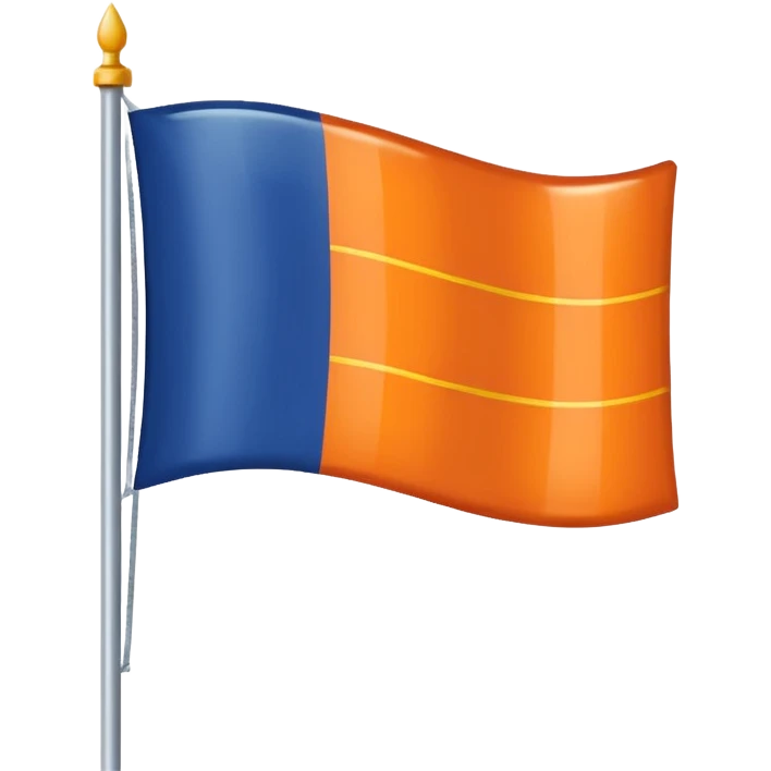 a flag with these colours: 🧡 emoji