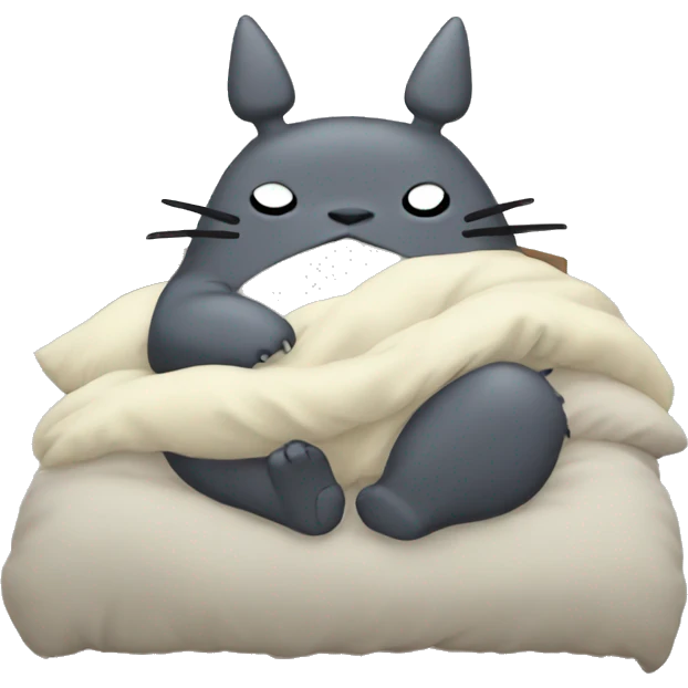 Totoro sleeping  emoji