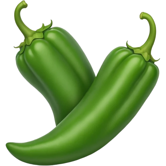 green pepper beans  emoji