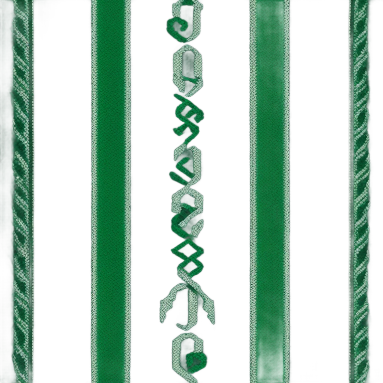 dark green knitted Slytherin scarf emoji