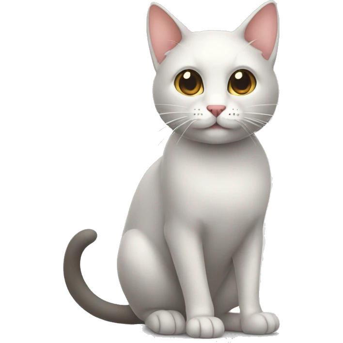 Gato brincando com um rato  emoji