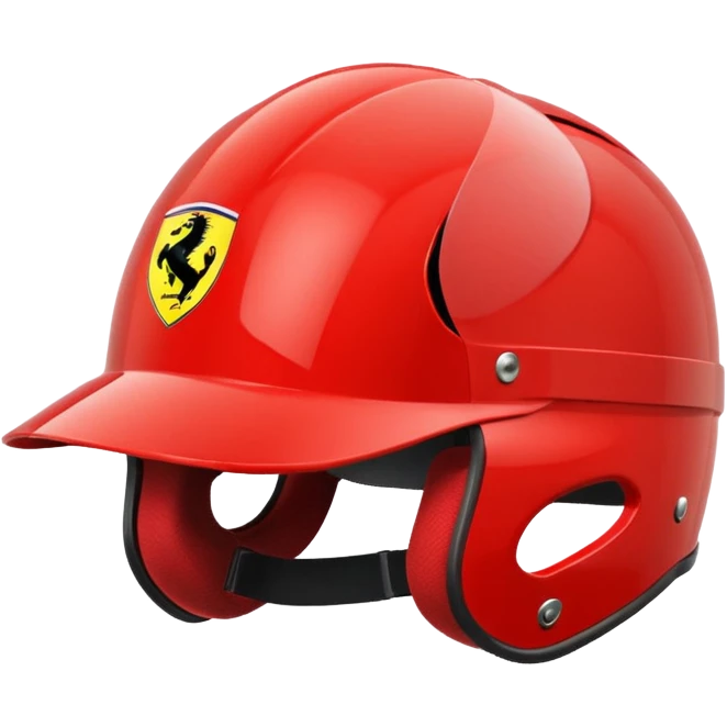 ferrari helmet emoji