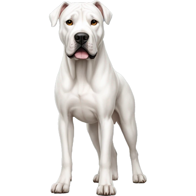 Dogo Argentino Dog Breed Full Body emoji