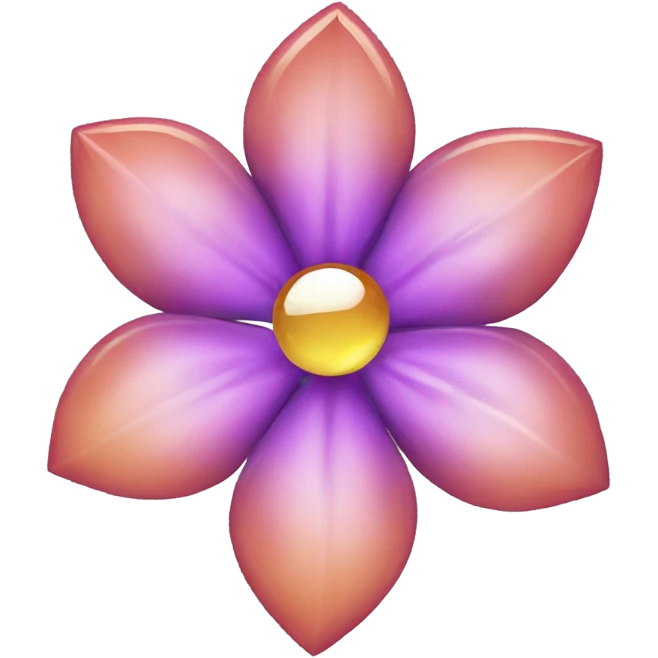 gem flower emoji