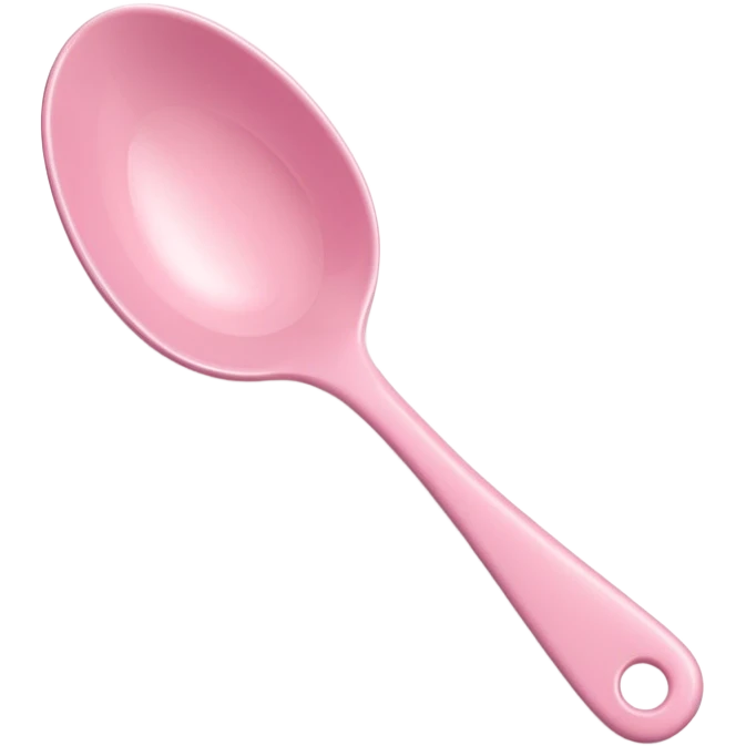 babypink spoon emoji