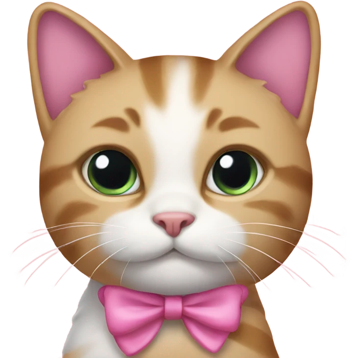 cat with pink bow emoji