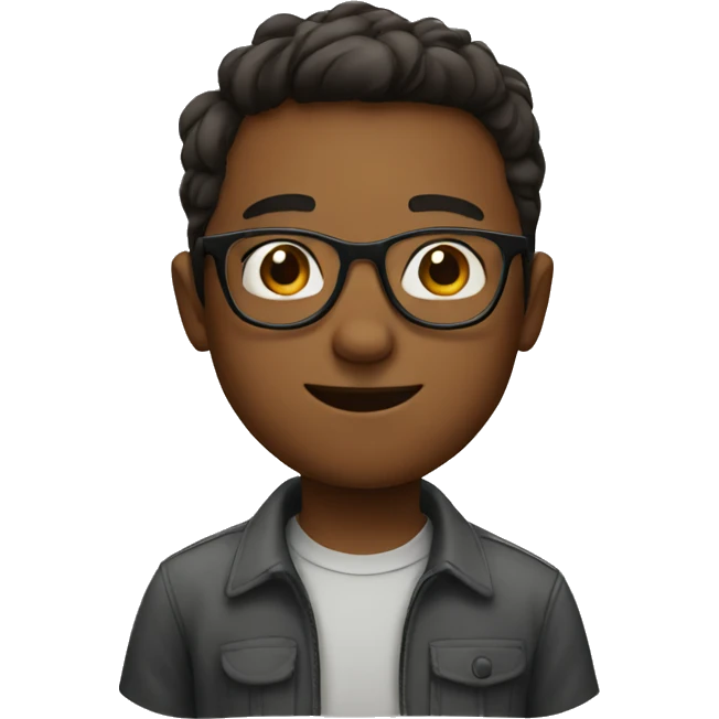 boy wearing glasses emoji