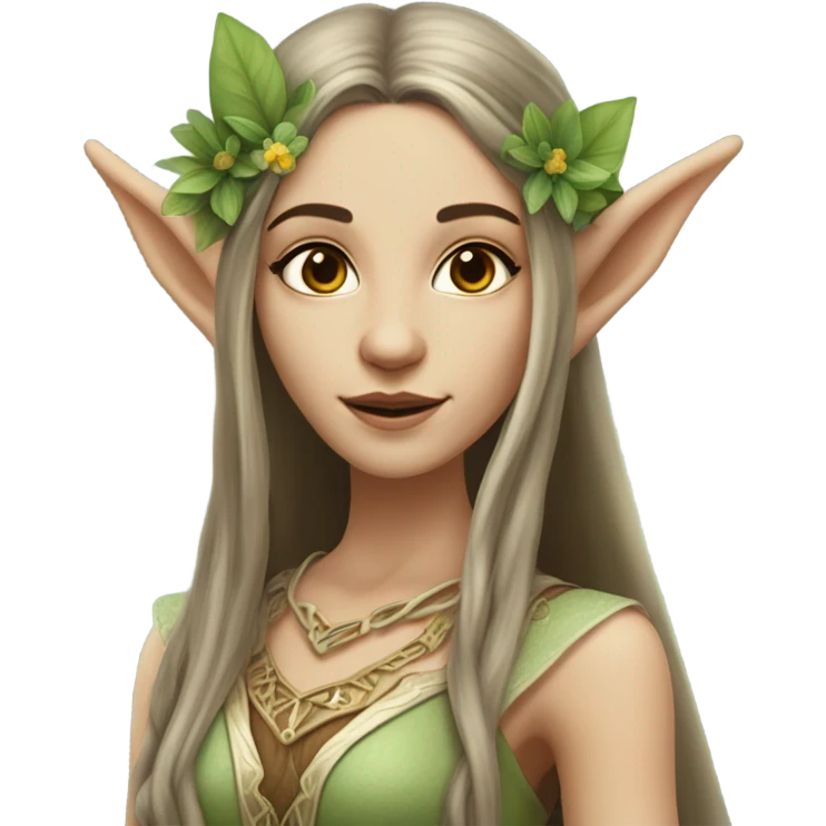 an elf woman login emoji