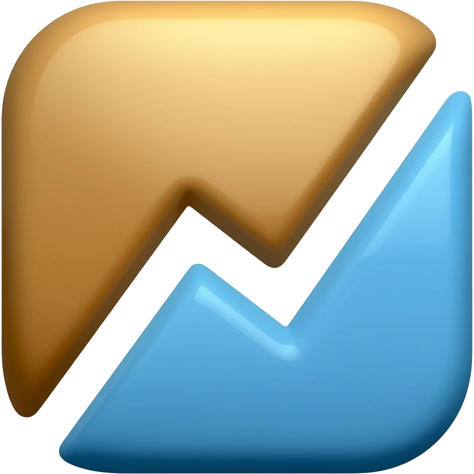 the letter E designed like a graph emoji