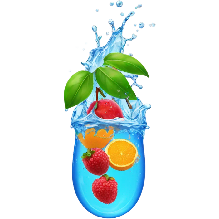 fruit water splash emoji