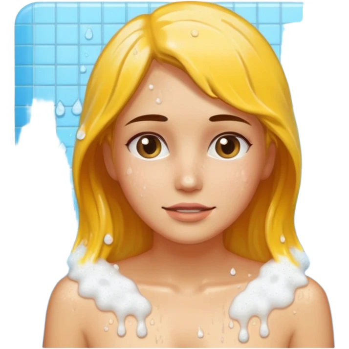 Woman in shower emoji