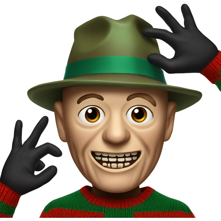 freddy kruger  emoji