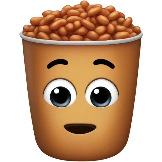 Four baked beans emoji