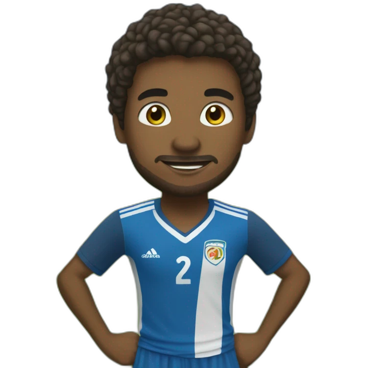 Moi joue au foot  emoji