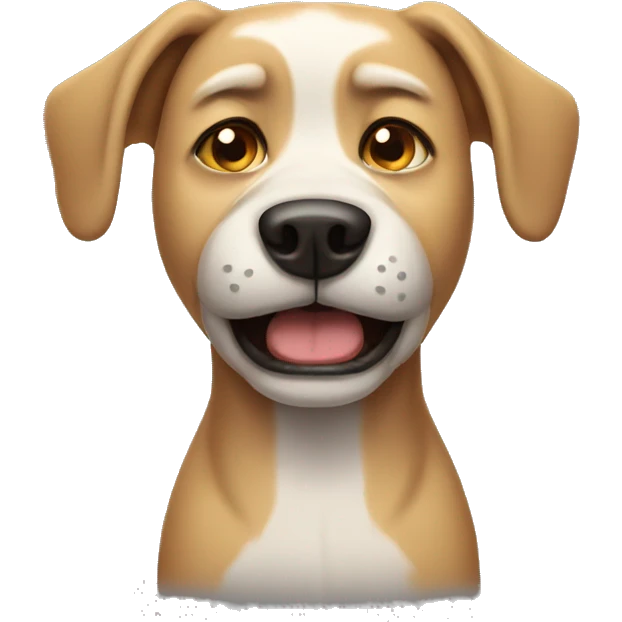 crying dog emoji