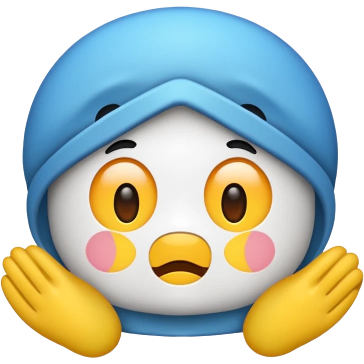 흰색 퍼프 emoji