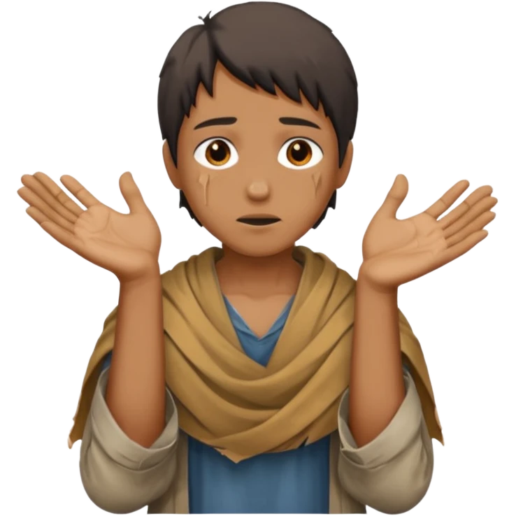 Person begging emoji