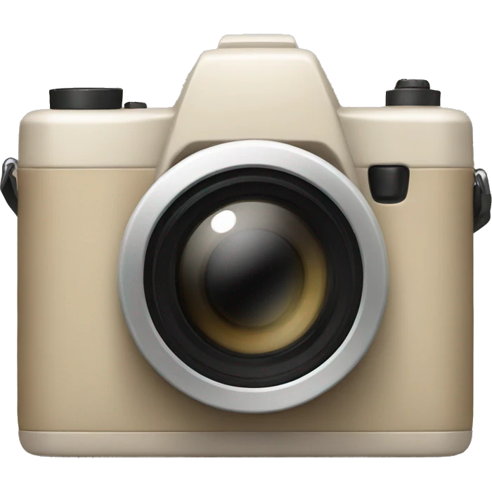 Camera beige emoji