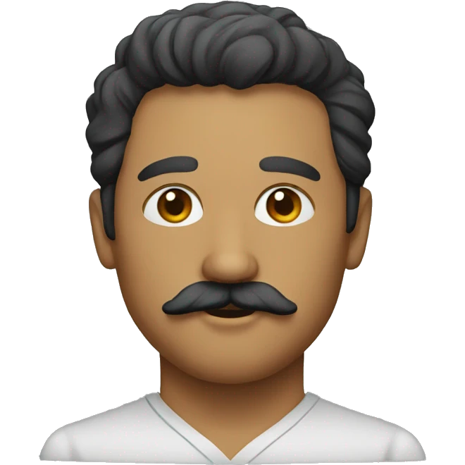 portrait of man with mustache emoji