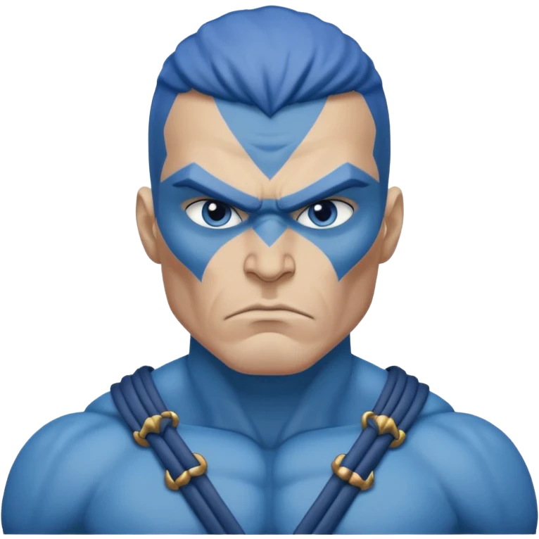 Blue warrior. emoji