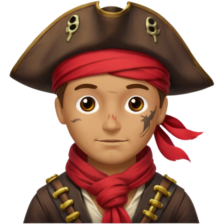 Pirate with scarf 
 emoji