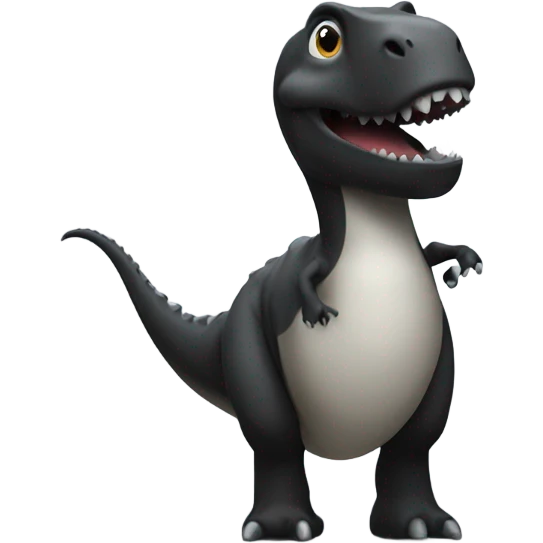 Dinosaur with a big butt and a tuexdo  emoji