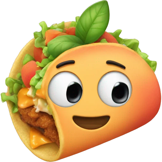 Peach Taco emoji