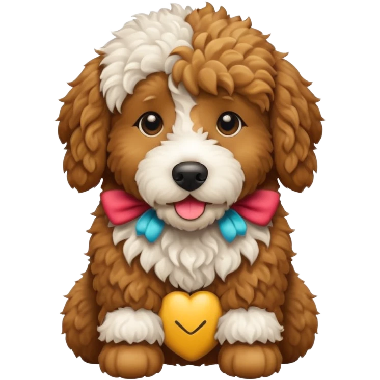 golden doodle dog emoji