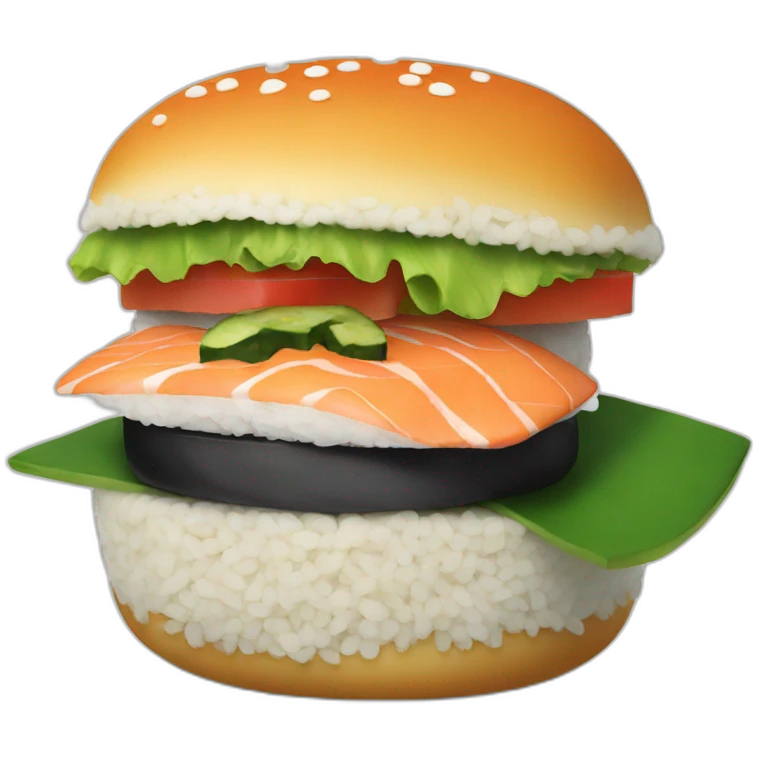 sushi burger emoji