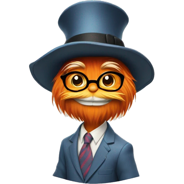 Preppy Lorax  emoji