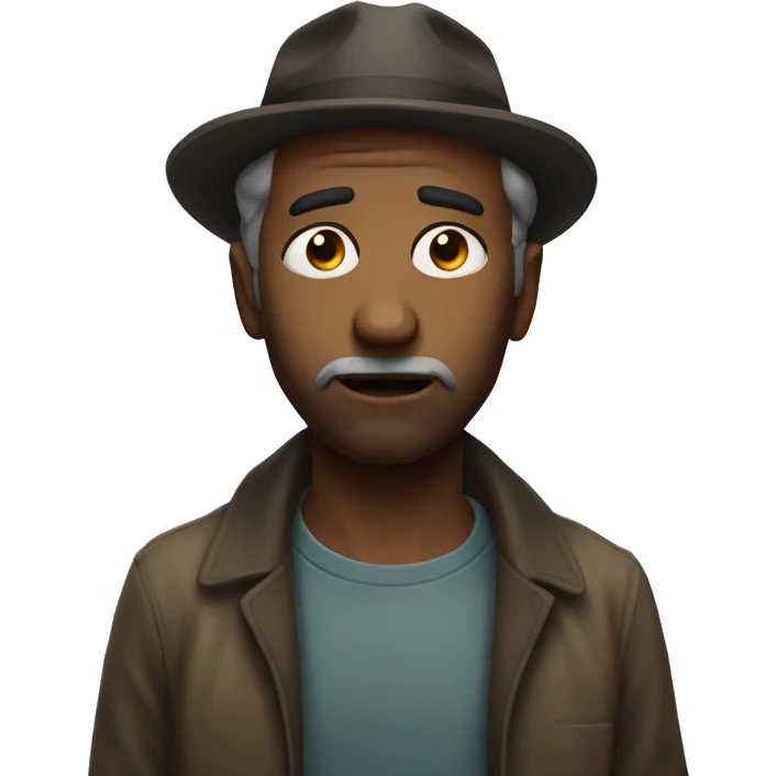 Existential horror emoji
