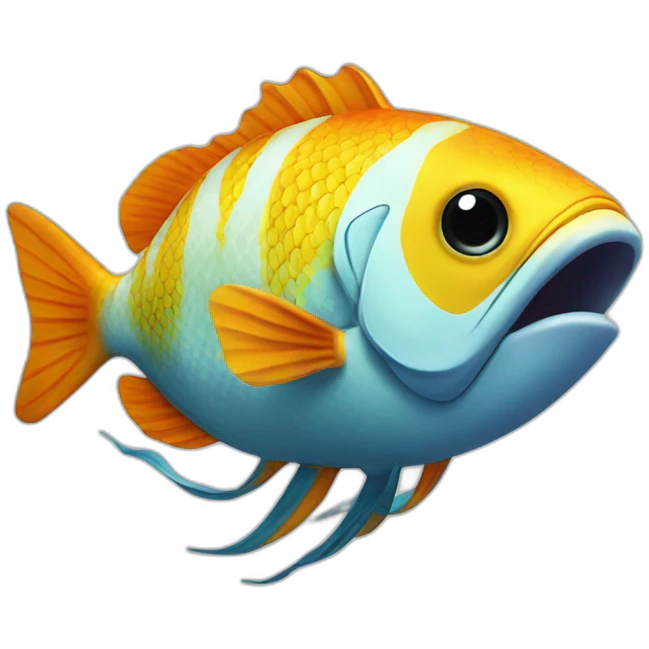 funky fish emoji