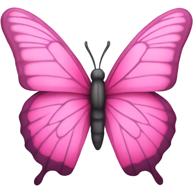 pink butterfly  emoji