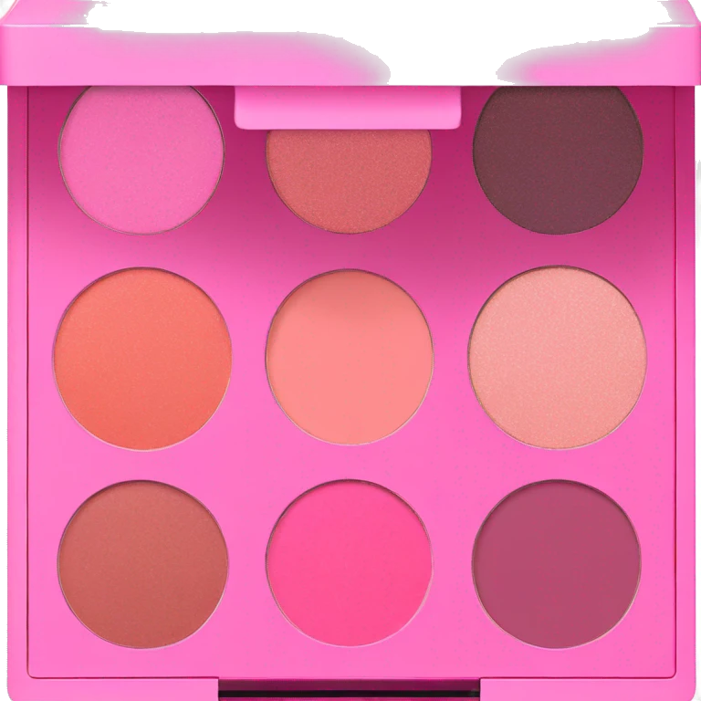 Eye Shadow Palette pink emoji