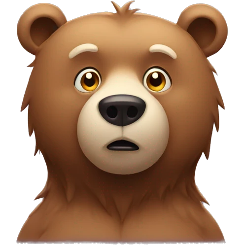 bear shrugging emoji